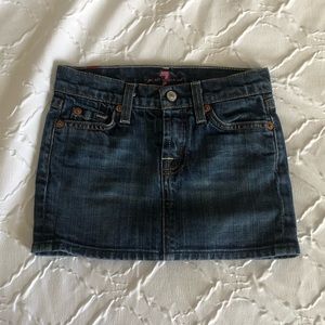 Girls 7 for all mankind Denim Skirt
